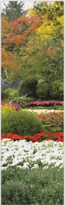 Lush Spring Garden Decorative Banner