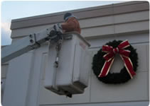 professional commerical decoration installations