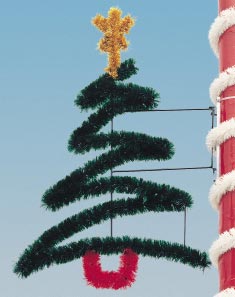 Garland Zig Zag Tree Pole Decoration